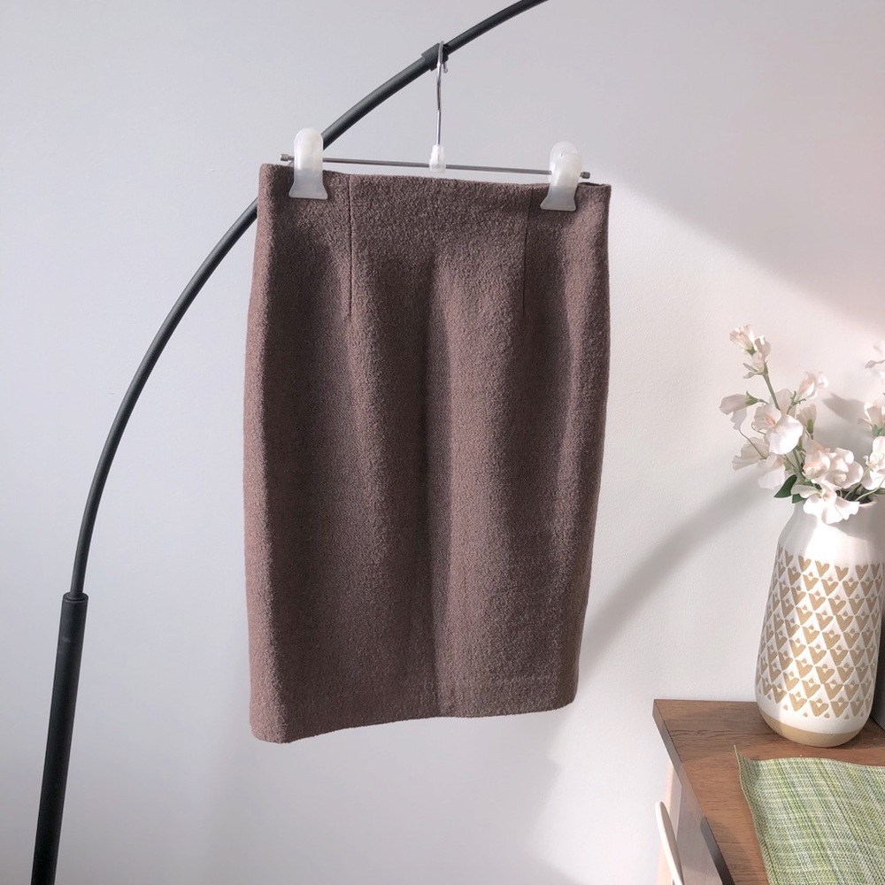 Brown winter skirt